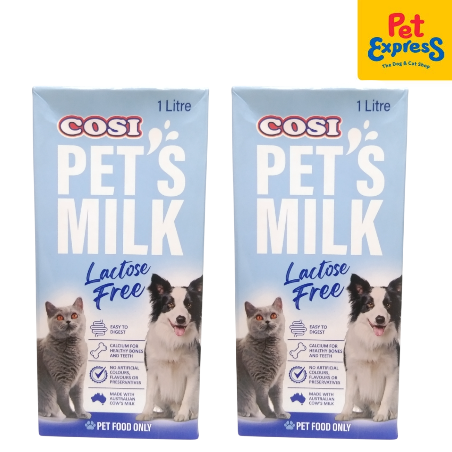 Cosi Pet's Milk 1L (2 cartons) Pet Express - Main Image