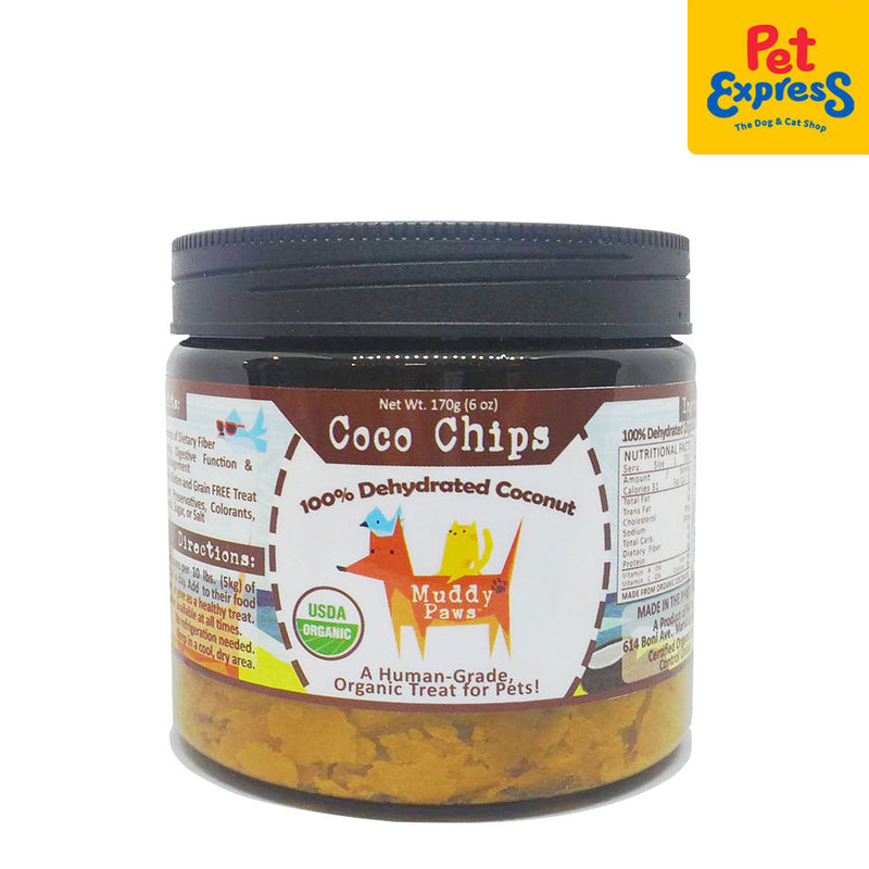 Muddy Paws Organic Coco Chips Dog Treats 6oz