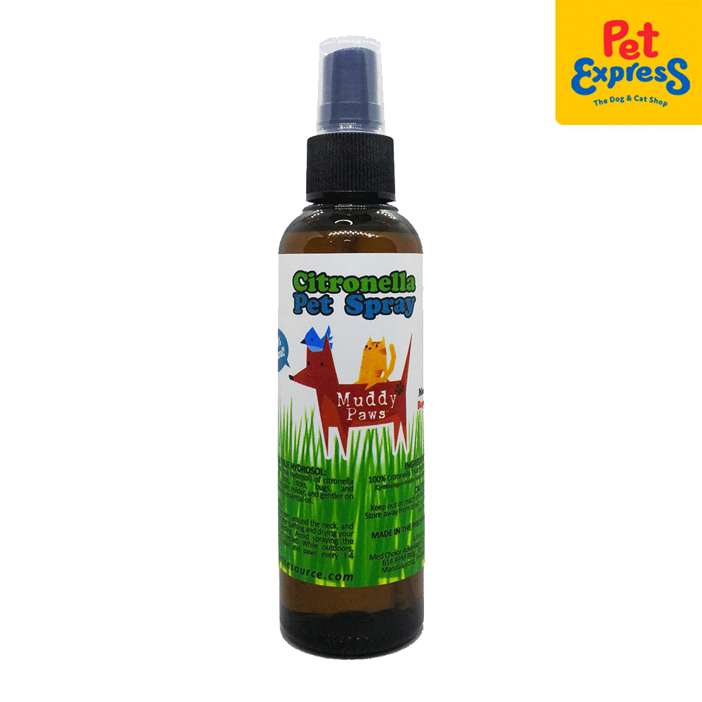 Muddy Paws Citronella Tick Flea Pet Spray 100ml Pet Express