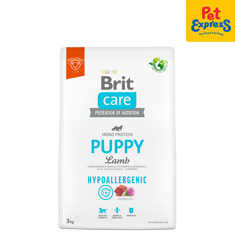Brit Care Hypoallergenic Puppy Lamb Dry Dog Food 3kg
