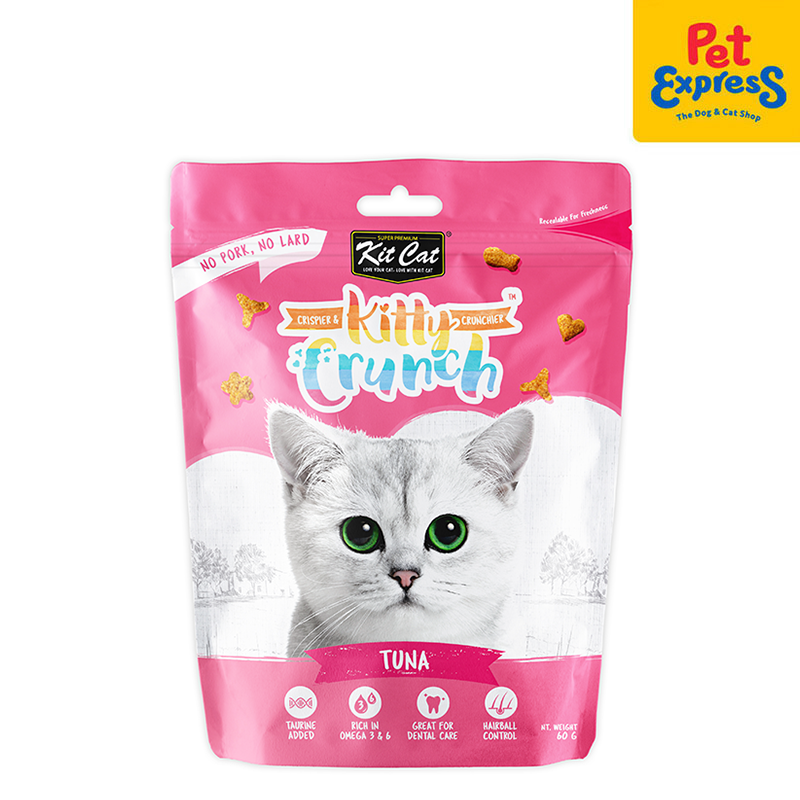 Kit Cat Kitty Crunch Tuna Cat Treats 60g Pet Express