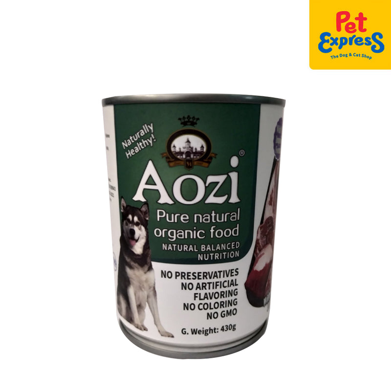 Aozi Lamb and Liver Wet Dog Food 430g (2 cans)