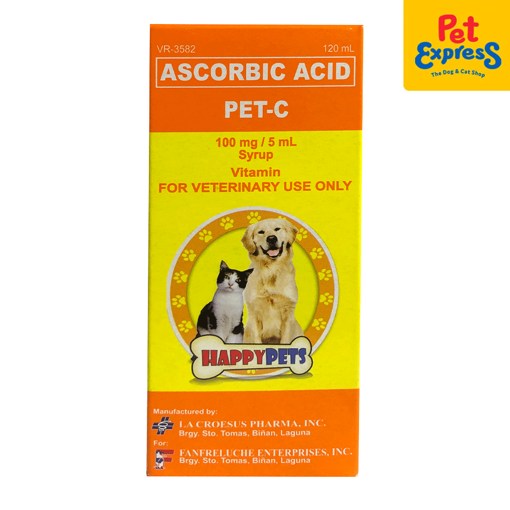 Pet C Ascorbic Acid Pet Vitamin C 120ml