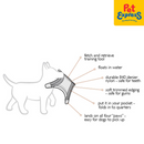 EzyDog Star Frisbee Dog Toy Red