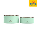 Bark and Spark Stainless Steel Dog Bowl Sage 32oz