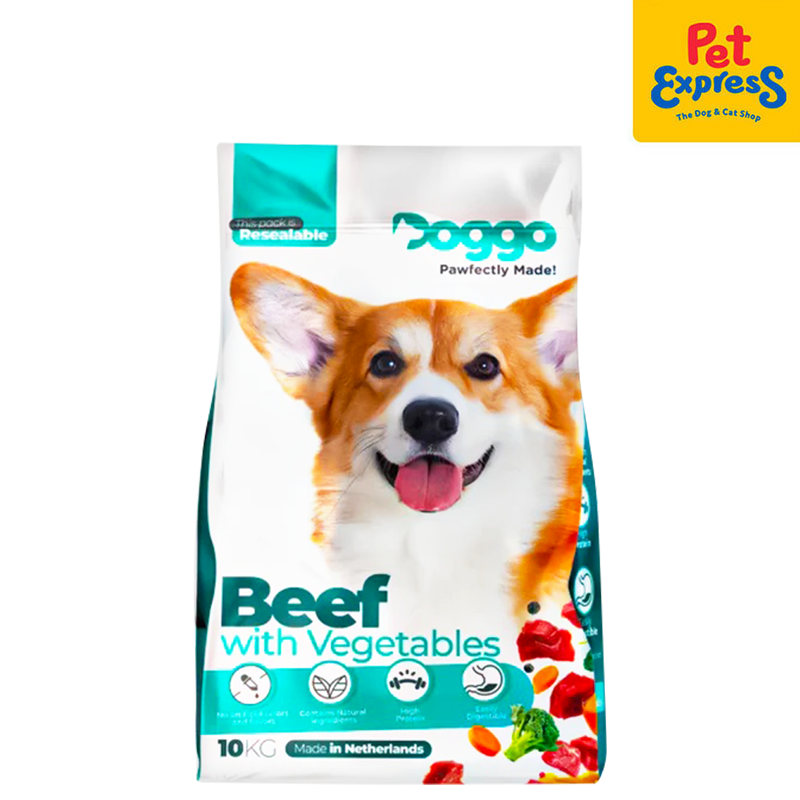 Doggo Beef with Vegetables Dry Dog Food 10kg
