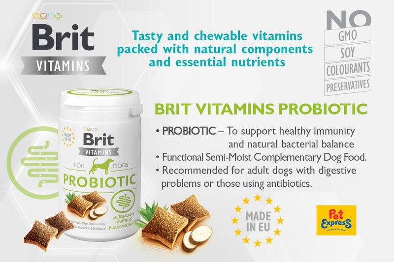 Brit Vitamins Probiotic Dog Supplement 150g