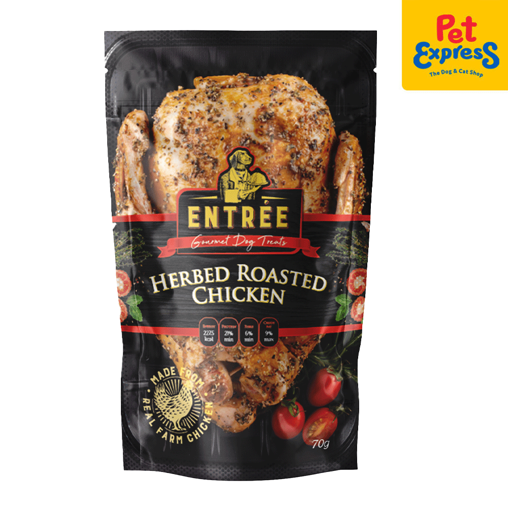 Entree Gourmet Herbed Roasted Chicken Dog Treats 70g