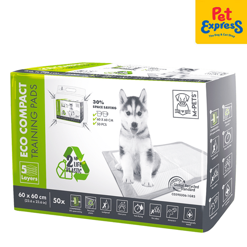 Eco Compact Training Pads 50s 60 x 60cm Pet Express