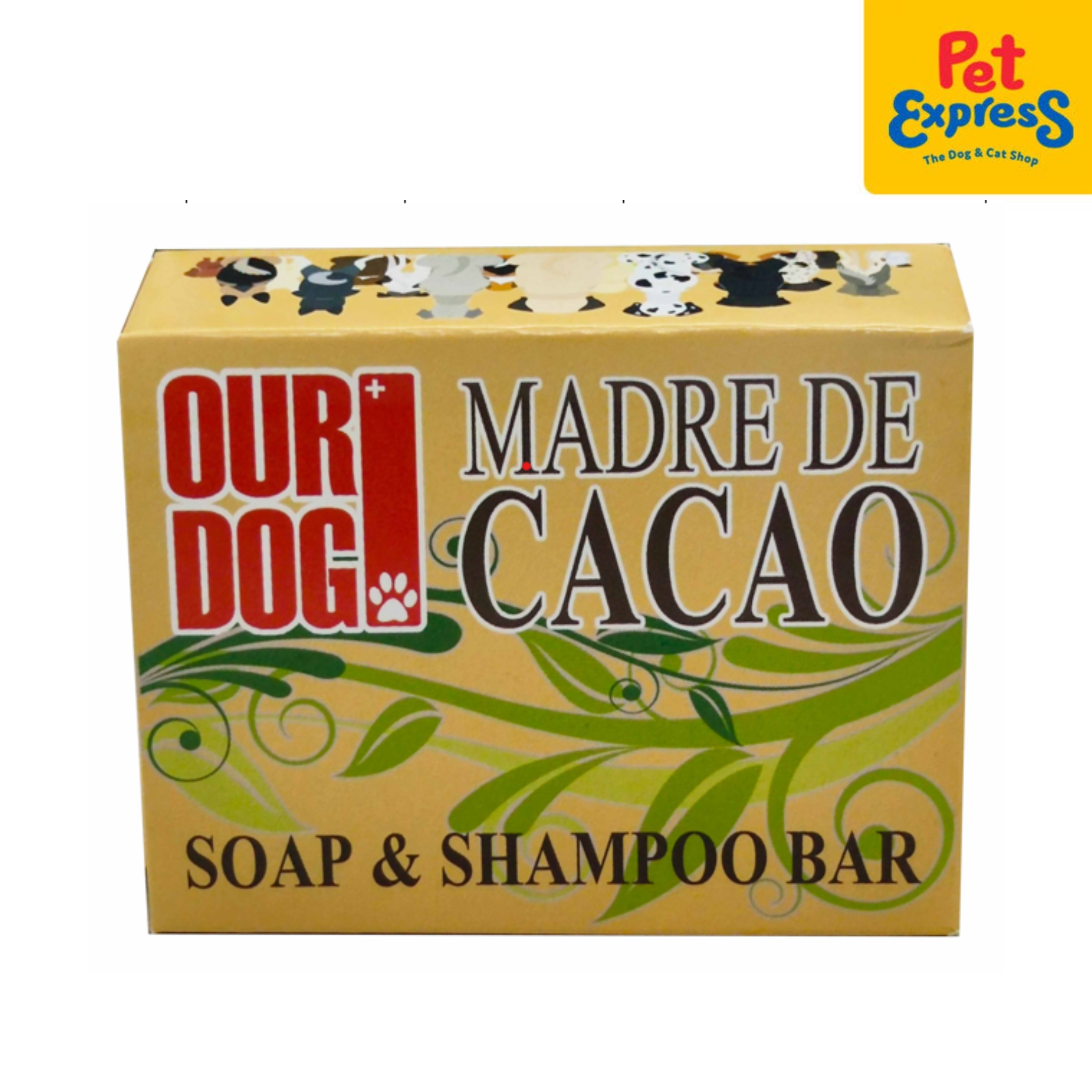 Our Dog Madre de Cacao Dog Soap 120g Pet Express