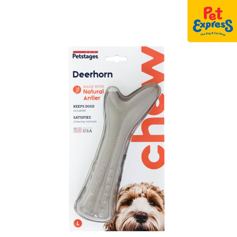 Petstages Deerhorn Antler Dog Chew Toy Large