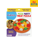 Brightkins Pizza Party Treat Puzzle Dog Toy