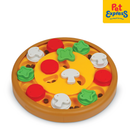 Brightkins Pizza Party Treat Puzzle Dog Toy