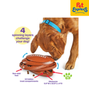 Brightkins Touchdown Time Treat Puzzle Dog Toy