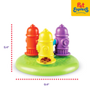 Brightkins Spinning Hydrants Treat Puzzle Dog Toy