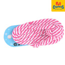 Approved Rope Slipper Dog Toy Small Pink