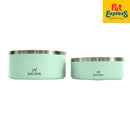 Bark and Spark Stainless Steel Dog Bowl Sage 64oz