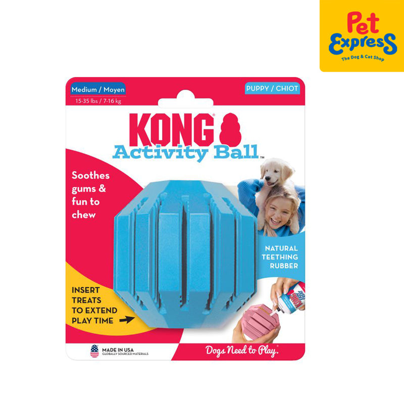 Kong Activity Ball Dog Toy Medium Pink