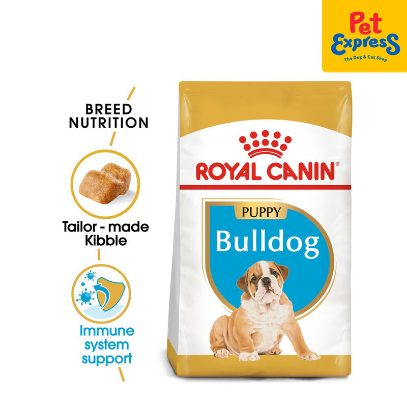 Royal Canin Breed Health Nutrition Puppy Bulldog Dry Dog Food 3kg
