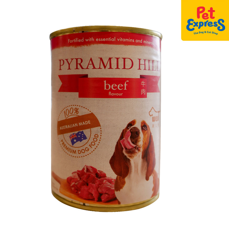 Pyramid Hill Beef Wet Dog Food 400g (2 cans)_front