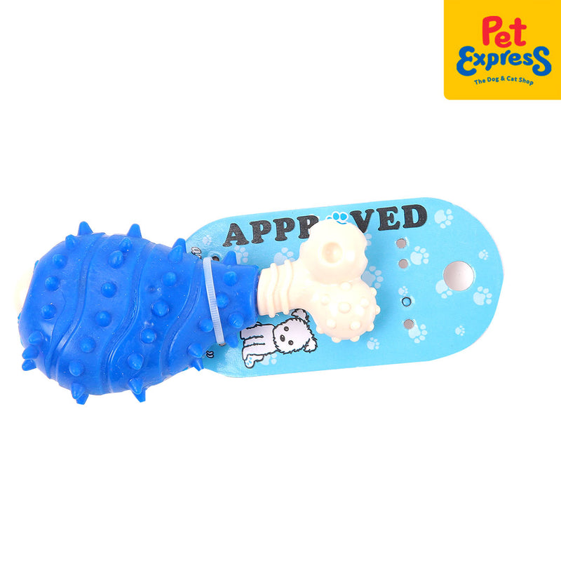 Approved Chicken Leg with Spike Dog Toy Blue_front