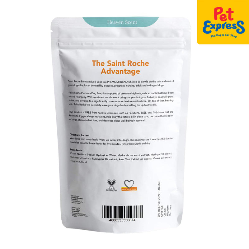 Saint Roche Heaven Scent Dog Soap 135g_back