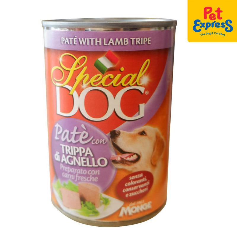 Special Dog Pate Lamb Tripe Wet Dog Food 400g (2 cans)