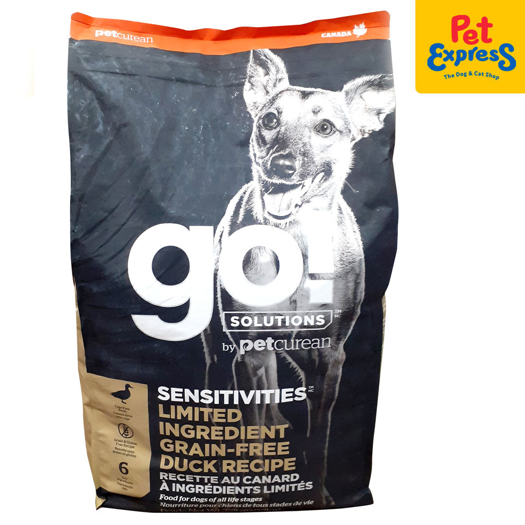 Go Solutions Sensitivities Limited Ingredients Grain Free Duck Recipe Dry Dog Food 22lbs