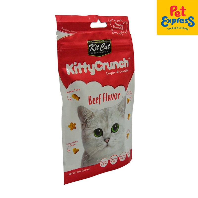 Kit Cat Kitty Crunch Beef Cat Treats 60g