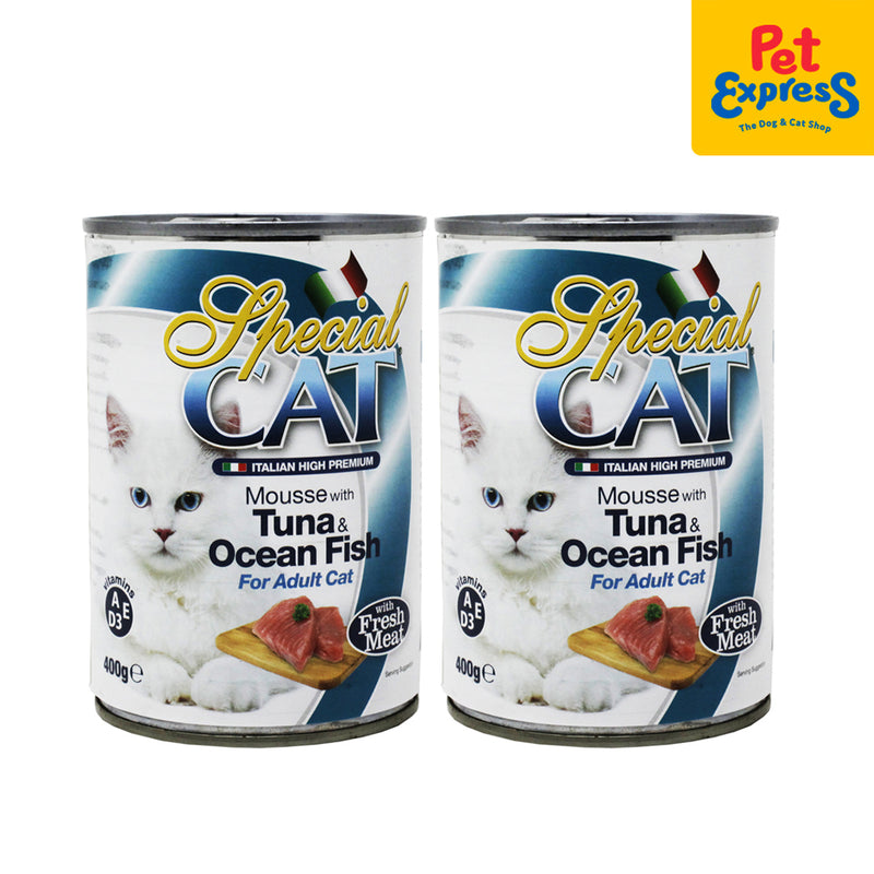 Special Cat Mousse Tuna and Oceanfish Wet Cat Food 400g (2 cans)