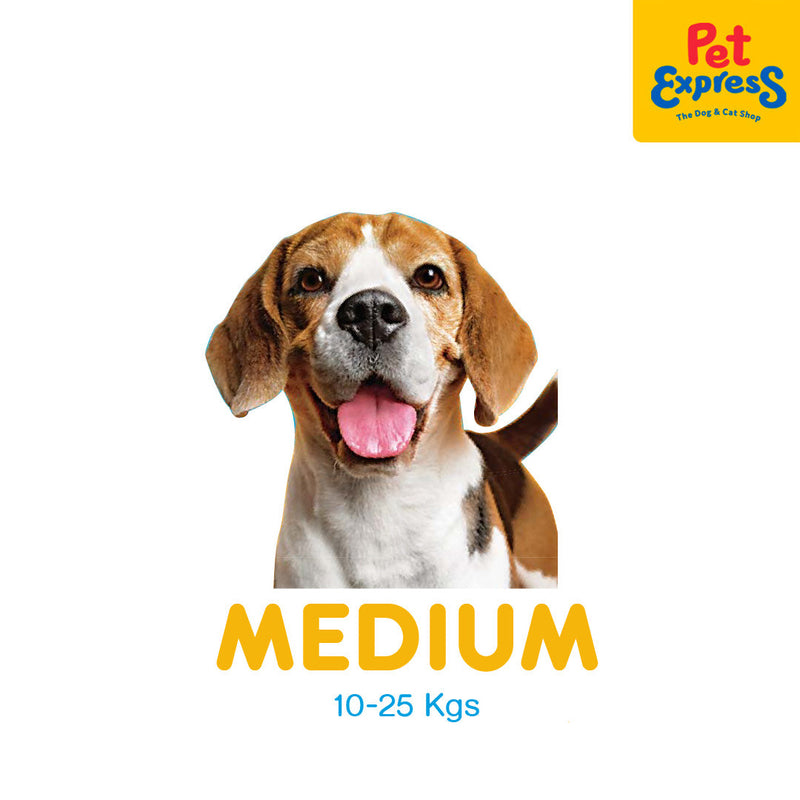 Pedigree Dentastix Medium 10-25kg Dog Treats 7s 180g (1 week)_size
