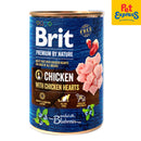 Brit Premium by Nature Chicken with Hearts Wet Dog Food 400g (2 cans)