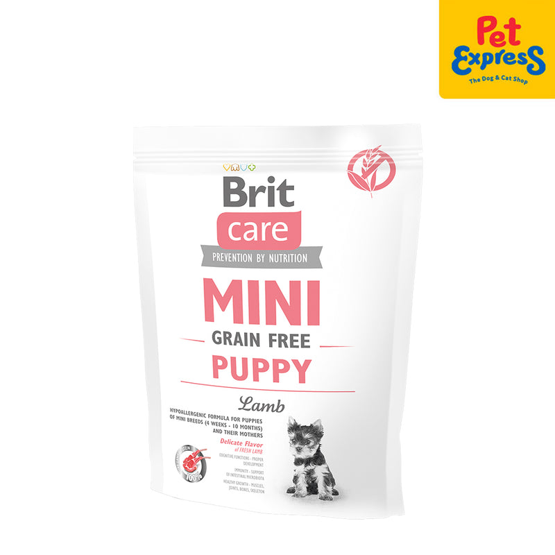Brit Care Mini Grain Free Puppy Lamb Dry Dog Food 400g