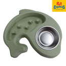Approved Dog Bowl Fish Shape Green 4134