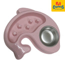 Approved Dog Bowl Fish Shape Pink 4134