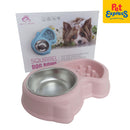 Approved Dog Bowl Squirrel Shape Pink 4135