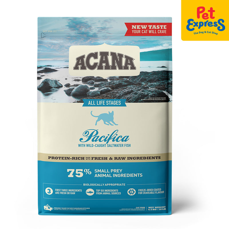 Acana Pacifica All Life Stages Dry Cat Food 4.5kg