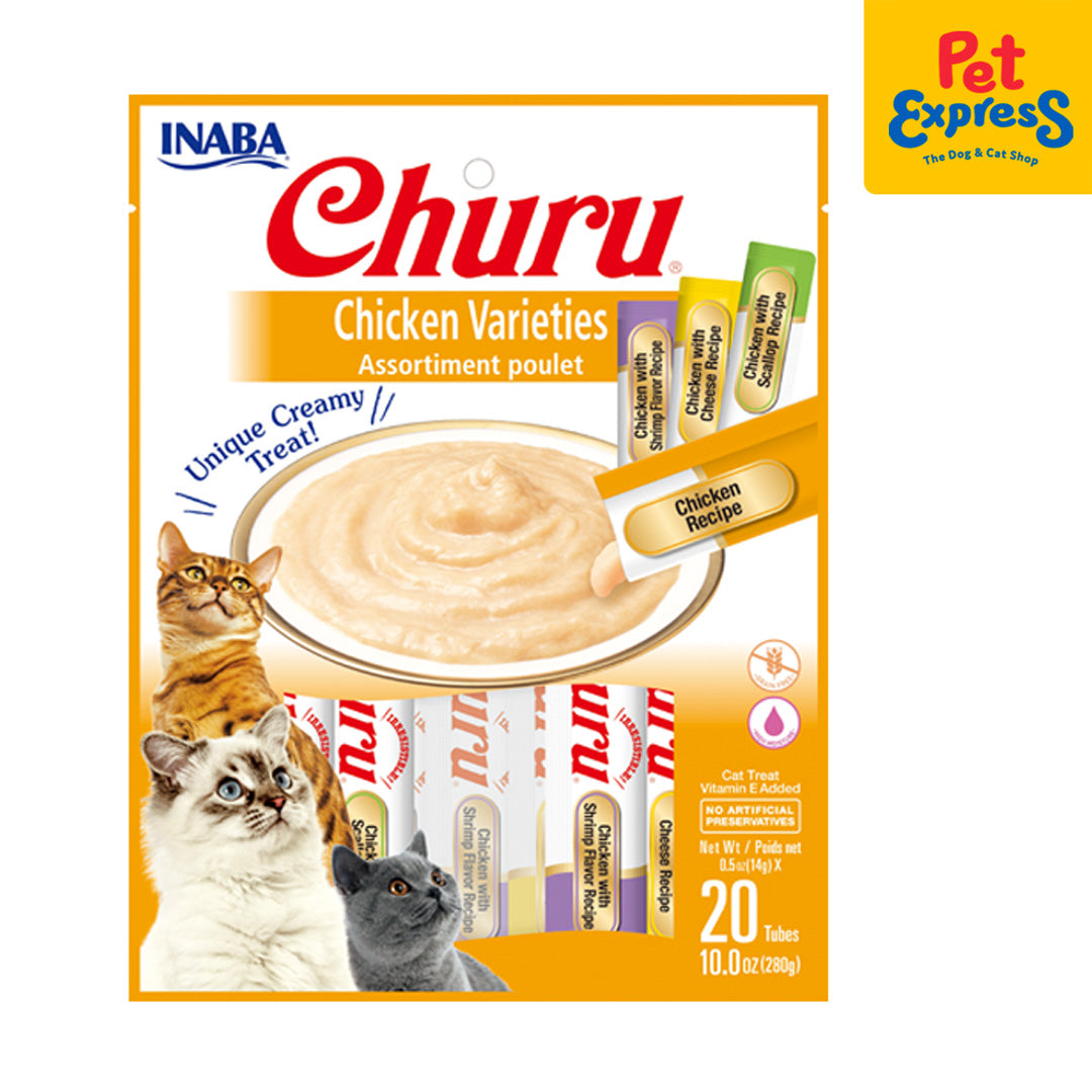 Inaba Churu Chicken Varieties Sticks Cat Treats 14gx20 USA 622A
