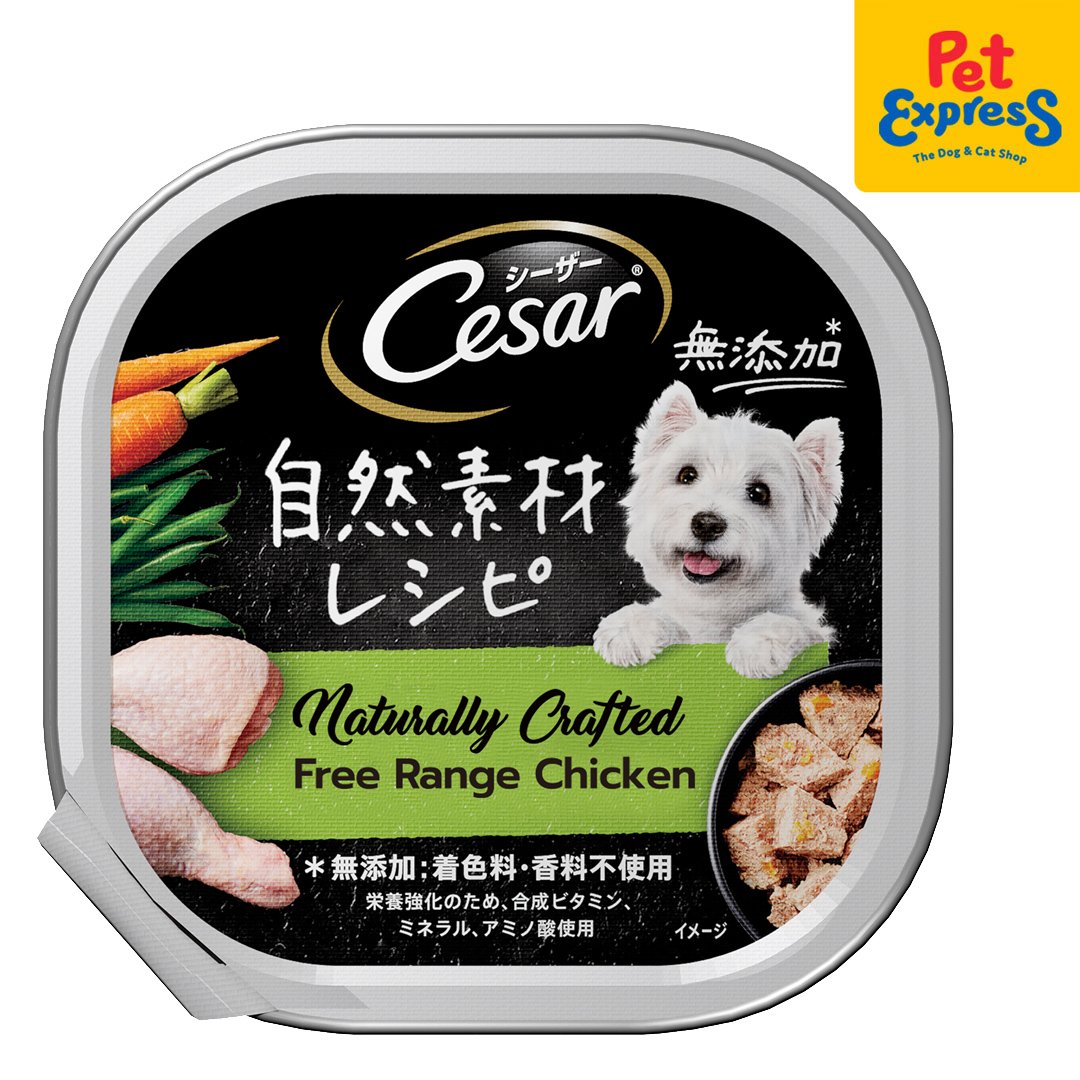 Cesar Naturally Crafted Chicken Wet Dog Food 85g (7 pcs)