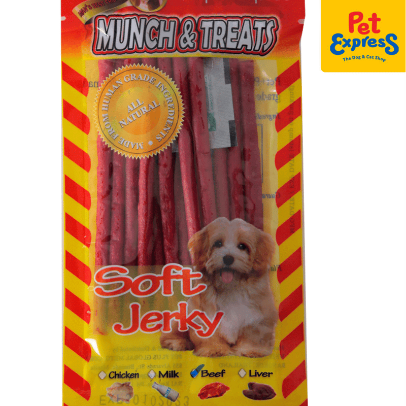 Pet Plus Munch and Treats Soft Jerky Beef Dog Treats_zoom