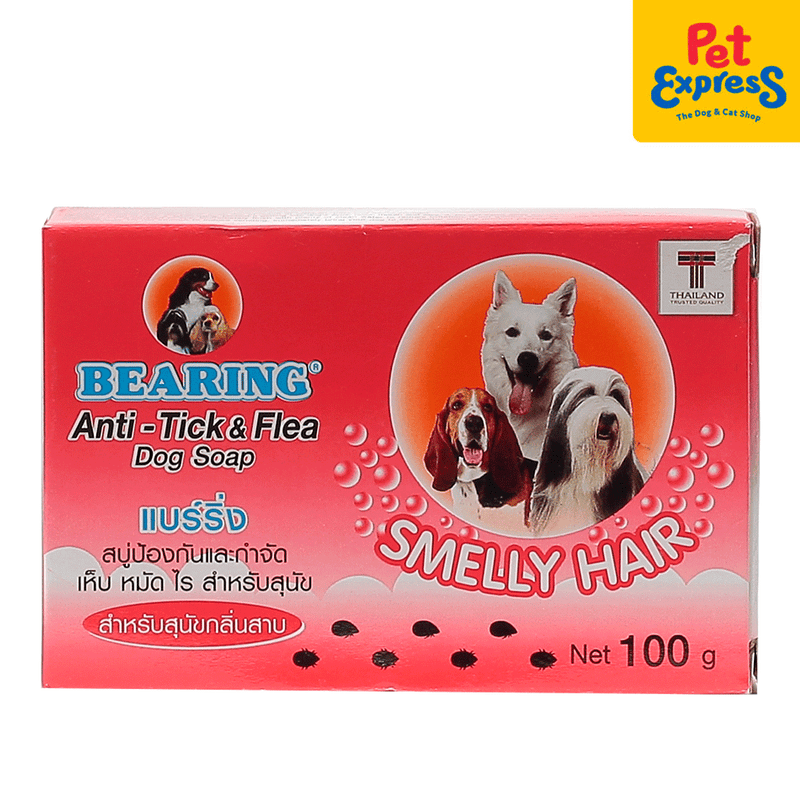 Bearing Anti Tick and Flea Smelly Hair Dog Soap 100g_front