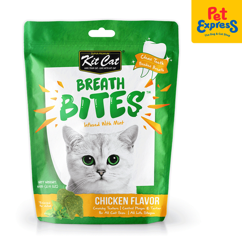 Kit Cat Breath Bites Chicken Cat Treats 60g