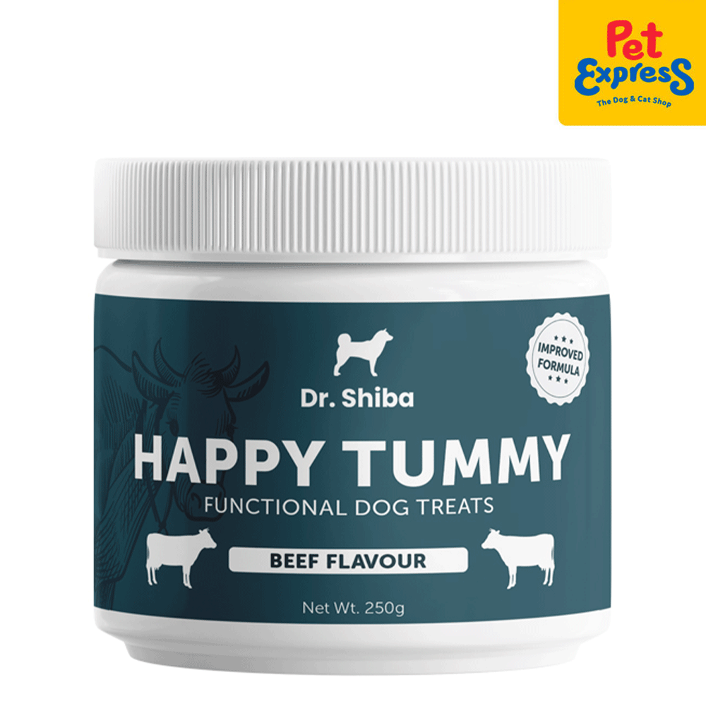 Shiba Happy Tummy Beef Dog Treats 250g