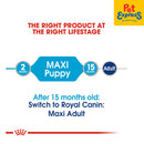 Royal Canin Size Health Nutrition Puppy Maxi Wet Dog Food 140g (10 pouches)