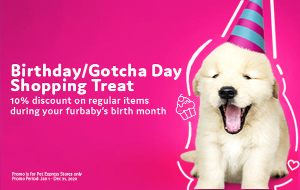 Pet Express Birthday Treat Promo