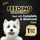 Cesar Adult Beef and Liver Wet Dog Food 100g (12 pcs)
