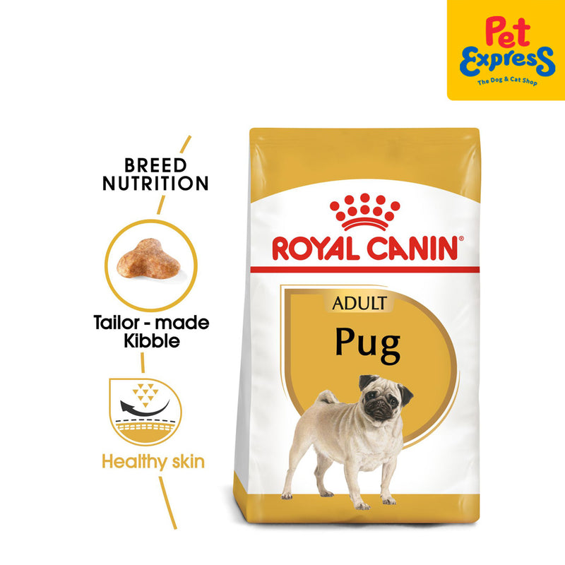 Royal Canin Breed Health Nutrition Adult Pug Dry Dog Food 1.5kg