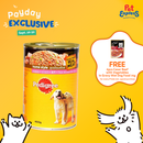Pedigree Puppy Wet Dog Food 400g (3 cans)