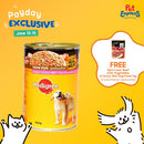 Pedigree Puppy Wet Dog Food 400g (3 cans)