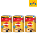 Pedigree Adult Beef Wet Dog Food 400g (3 cans)